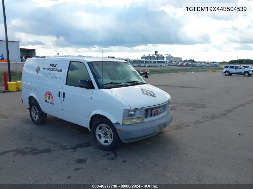 2004 GMC Safari Standard VIN: 1GTDM19X44B504539 Lot: 40277730