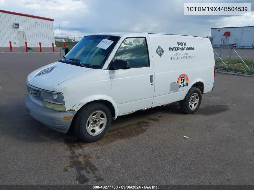 2004 GMC Safari Standard VIN: 1GTDM19X44B504539 Lot: 40277730