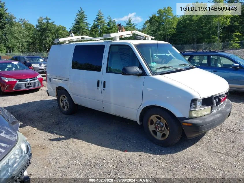 2004 GMC Safari Standard VIN: 1GTDL19X14B509443 Lot: 40287828