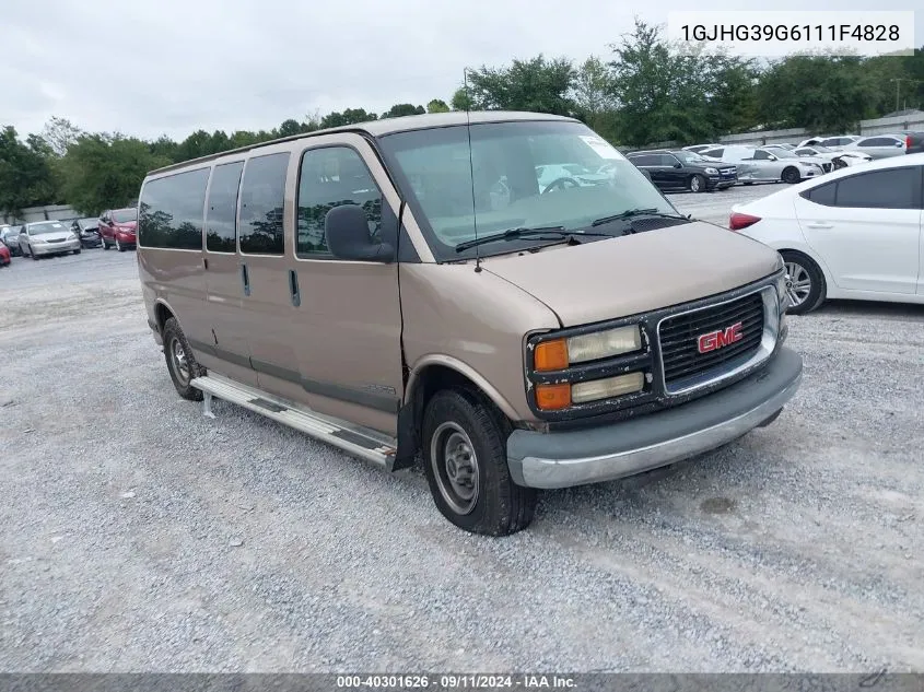 2001 GMC Savana G3500 VIN: 1GJHG39G6111F4828 Lot: 40301626