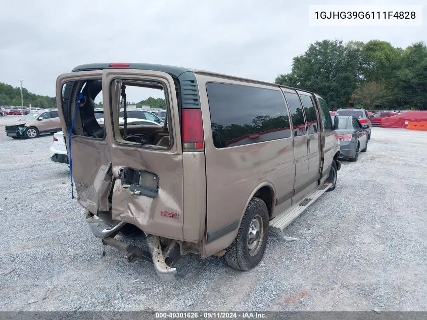 2001 GMC Savana G3500 VIN: 1GJHG39G6111F4828 Lot: 40301626