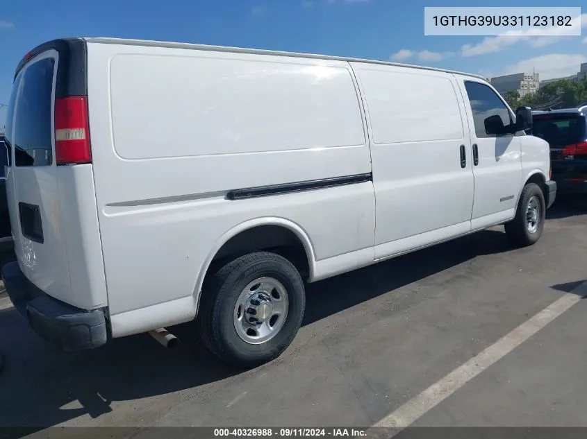 1GTHG39U331123182 2003 GMC Savana G3500