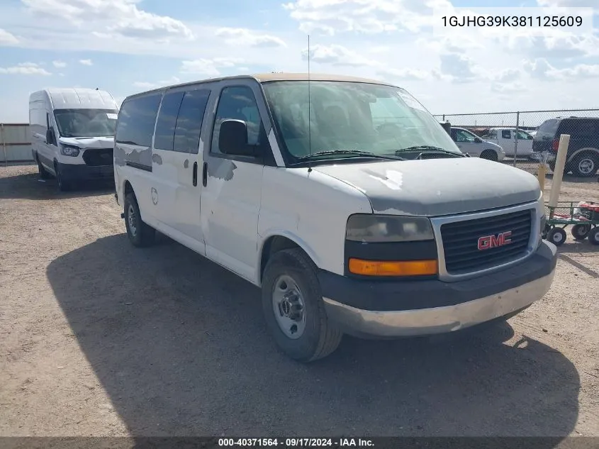 2008 GMC Savana Ls VIN: 1GJHG39K381125609 Lot: 40371564