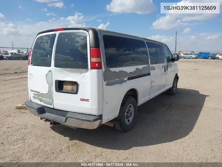 2008 GMC Savana Ls VIN: 1GJHG39K381125609 Lot: 40371564