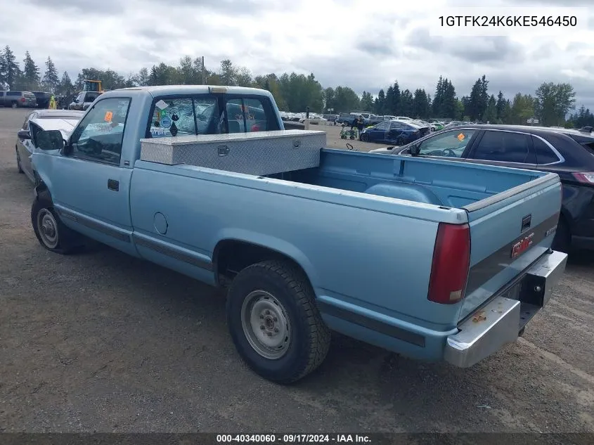 1GTFK24K6KE546450 1989 GMC Sierra K2500