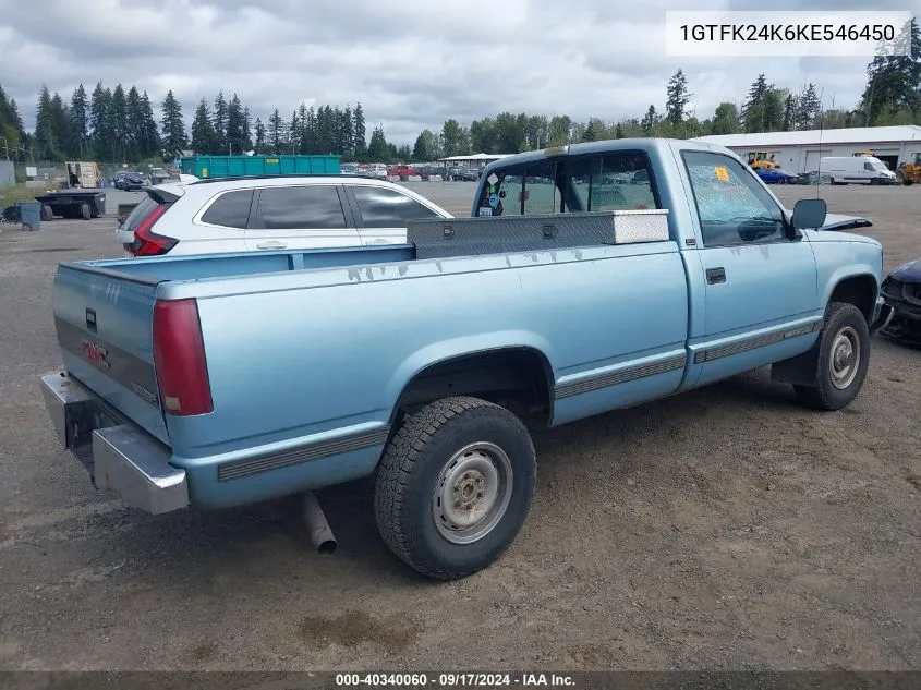 1GTFK24K6KE546450 1989 GMC Sierra K2500