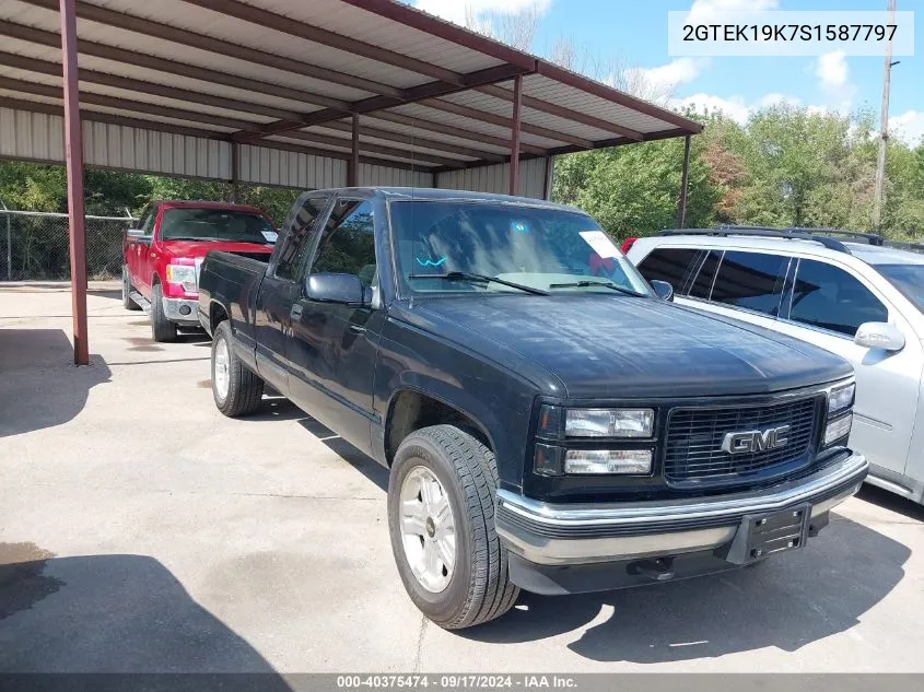 1995 GMC Sierra K1500 VIN: 2GTEK19K7S1587797 Lot: 40375474