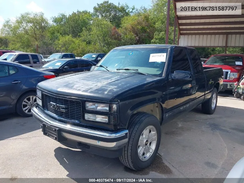 1995 GMC Sierra K1500 VIN: 2GTEK19K7S1587797 Lot: 40375474