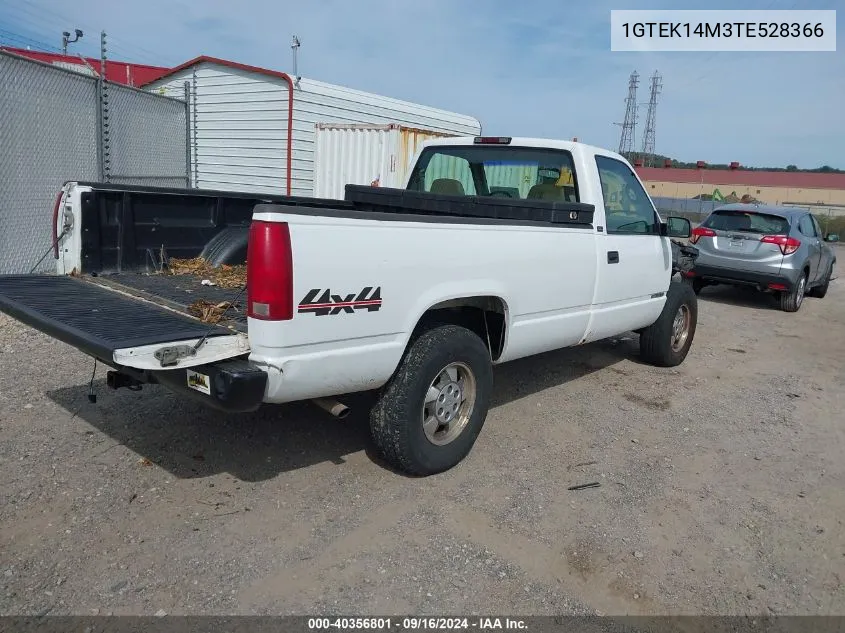 1996 GMC Sierra K1500 VIN: 1GTEK14M3TE528366 Lot: 40356801