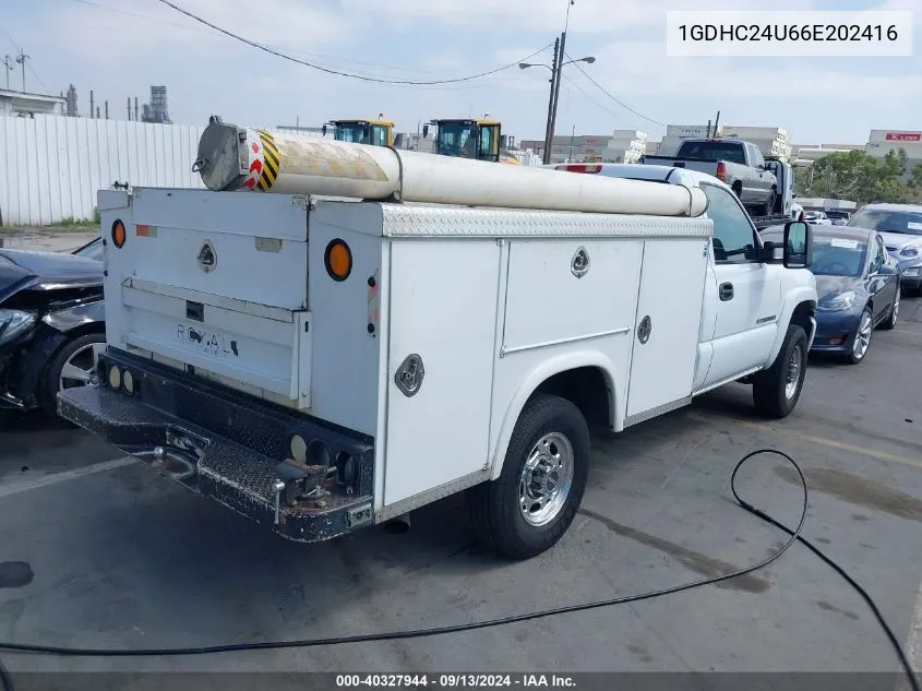 1GDHC24U66E202416 2006 GMC Sierra 2500Hd Sle1