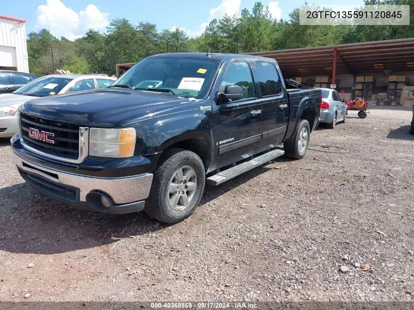 2009 GMC Sierra 1500 Hybrid 3Hb VIN: 2GTFC135591120845 Lot: 40368859