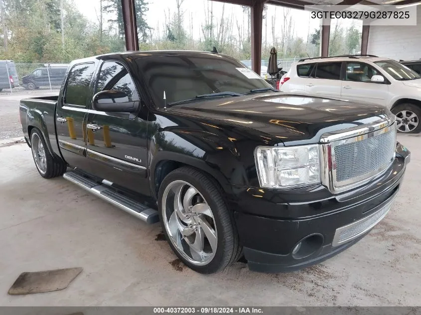 2009 GMC Sierra 1500 C1500 Denali VIN: 3GTEC03279G287825 Lot: 40372003