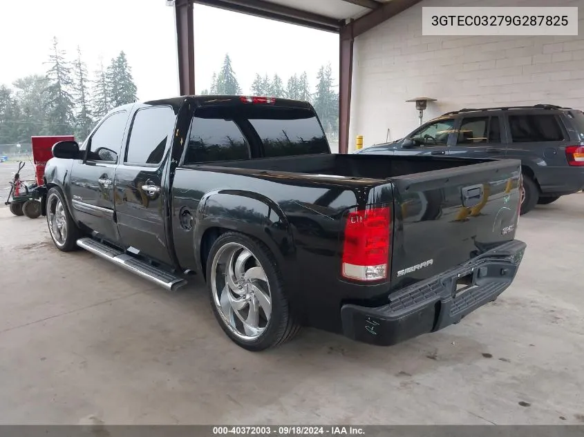 2009 GMC Sierra 1500 C1500 Denali VIN: 3GTEC03279G287825 Lot: 40372003