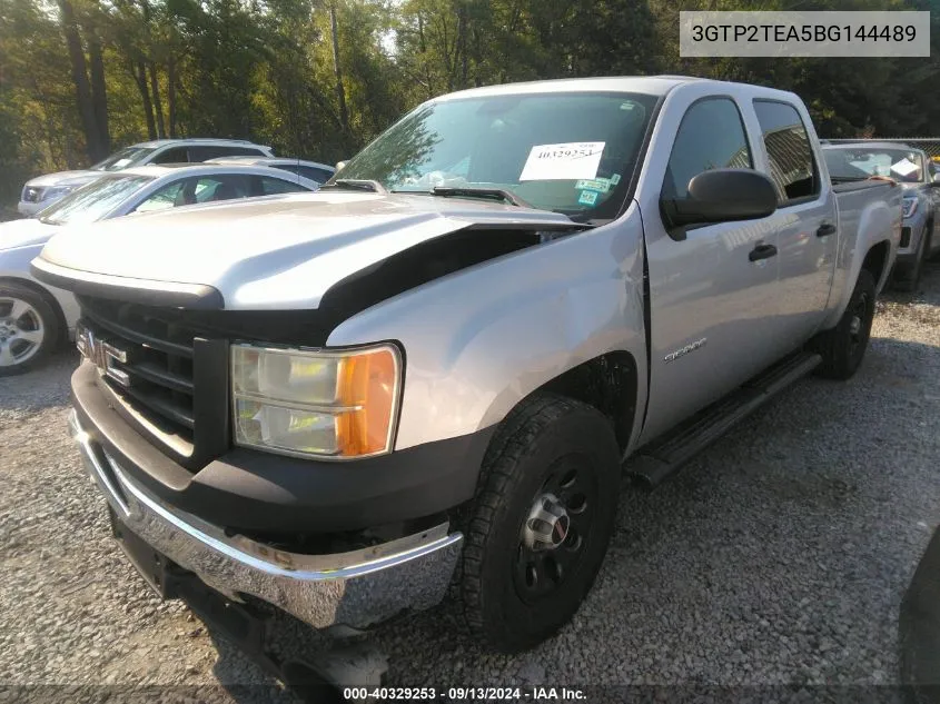 2011 GMC Sierra 1500 Work Truck VIN: 3GTP2TEA5BG144489 Lot: 40329253