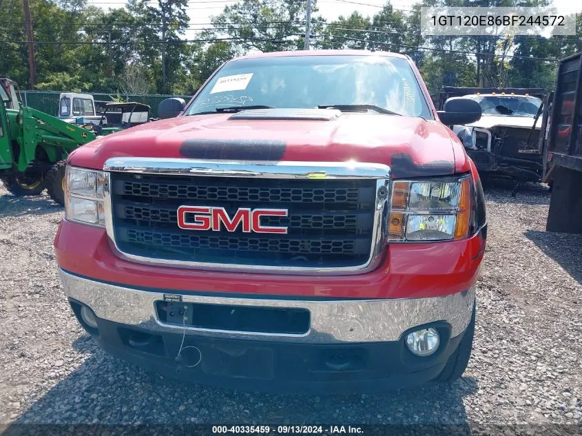 1GT120E86BF244572 2011 GMC Sierra 2500Hd Sle