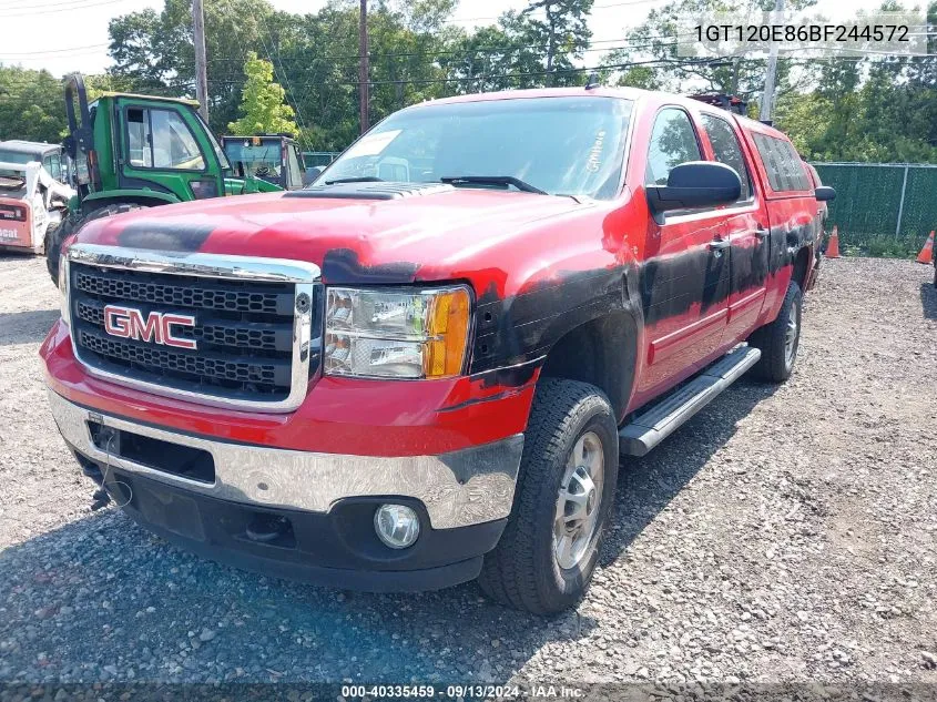 1GT120E86BF244572 2011 GMC Sierra 2500Hd Sle