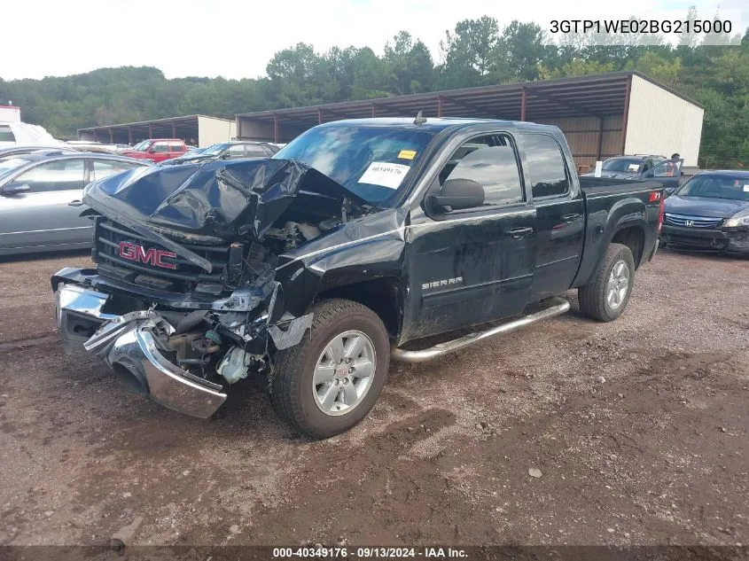 2011 GMC Sierra 1500 Slt VIN: 3GTP1WE02BG215000 Lot: 40349176