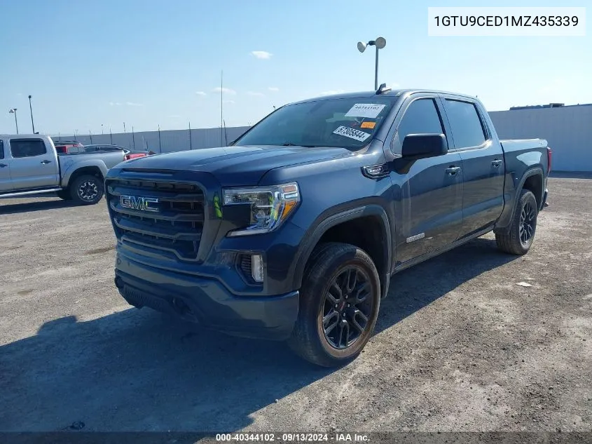 1GTU9CED1MZ435339 2021 GMC Sierra 1500 4Wd Short Box Elevation