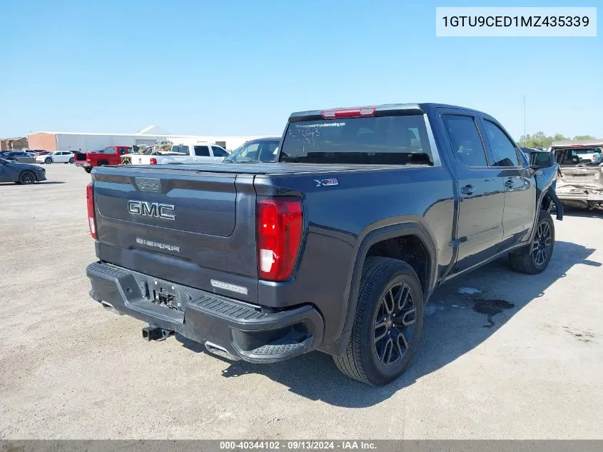 1GTU9CED1MZ435339 2021 GMC Sierra 1500 4Wd Short Box Elevation