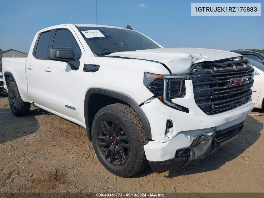 1GTRUJEK1RZ176883 2024 GMC Sierra 1500 4Wd Double Cab Standard Box Elevation With 3Vl