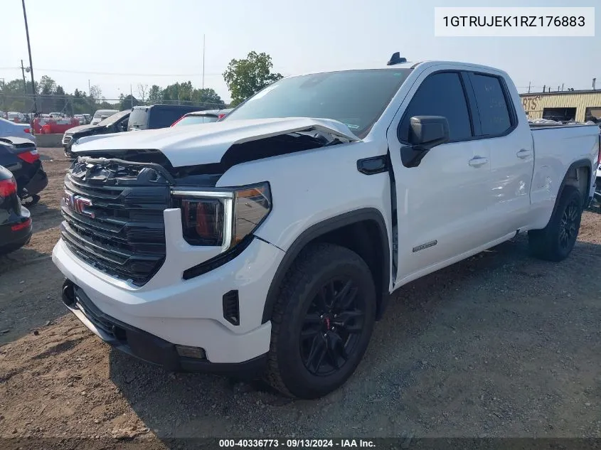 1GTRUJEK1RZ176883 2024 GMC Sierra 1500 4Wd Double Cab Standard Box Elevation With 3Vl