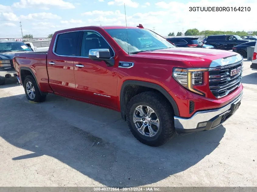 2024 GMC Sierra 1500 4Wd Standard Box Slt VIN: 3GTUUDE80RG164210 Lot: 40372664