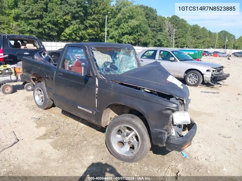 1GTCS14R7N8523885 1992 GMC Sonoma