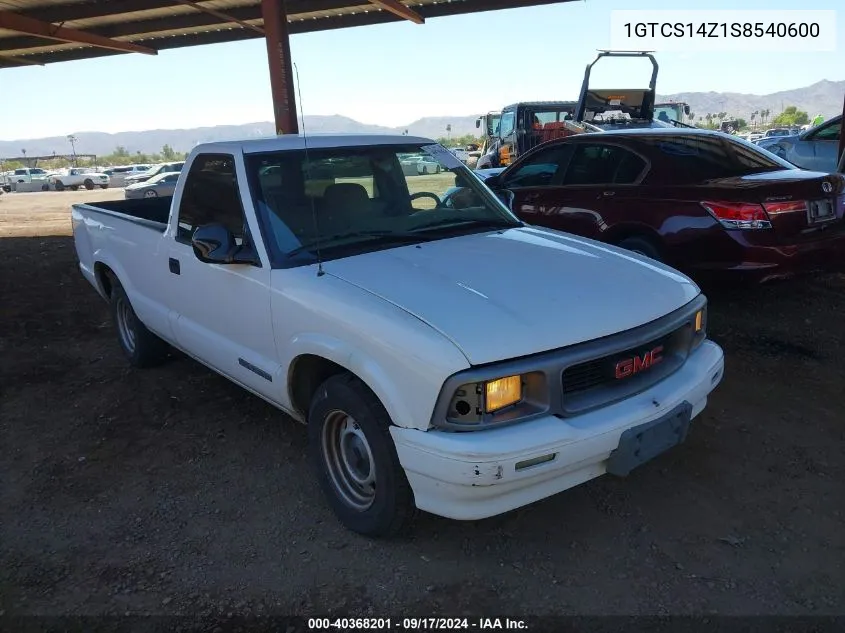 1995 GMC Sonoma VIN: 1GTCS14Z1S8540600 Lot: 40368201