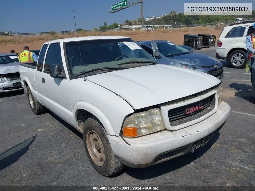 1998 GMC Sonoma Sls Sportside VIN: 1GTCS19X3W8509037 Lot: 40276427