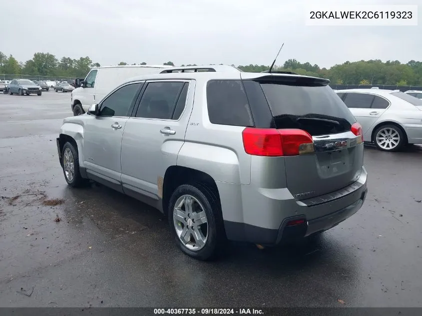 2012 GMC Terrain Slt-2 VIN: 2GKALWEK2C6119323 Lot: 40367735