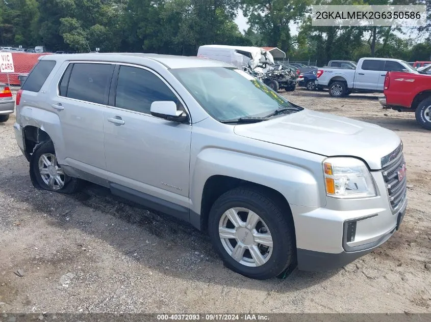 2016 GMC Terrain Sle-1 VIN: 2GKALMEK2G6350586 Lot: 40372093