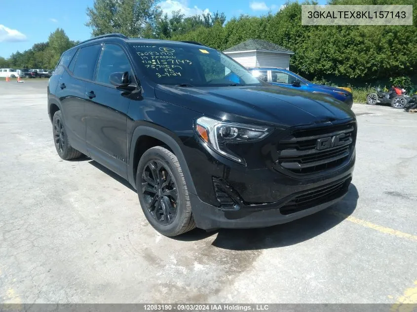 2019 GMC Terrain VIN: 3GKALTEX8KL157143 Lot: 12083190