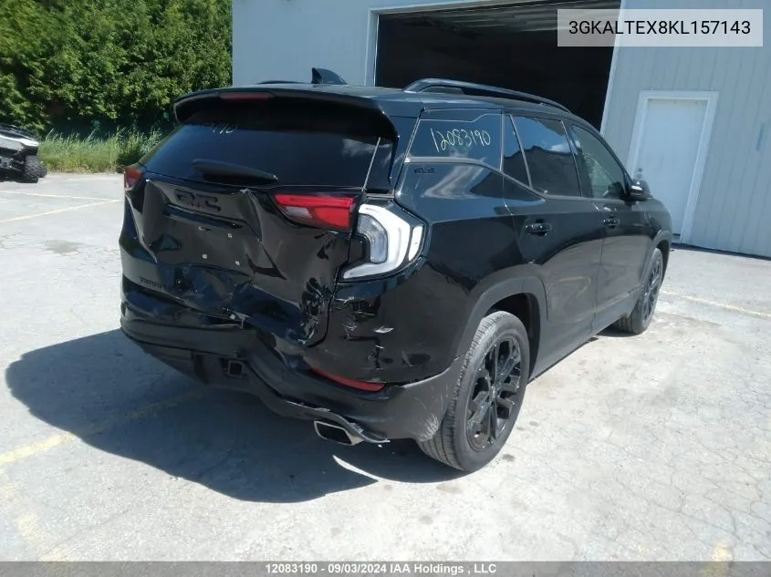 2019 GMC Terrain VIN: 3GKALTEX8KL157143 Lot: 12083190