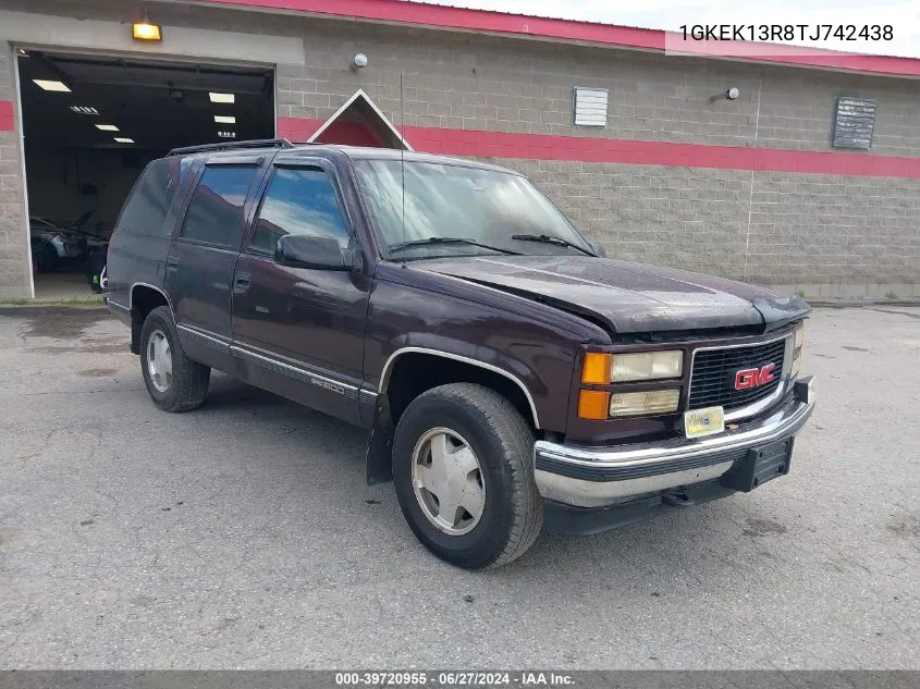 1GKEK13R8TJ742438 1996 GMC Yukon