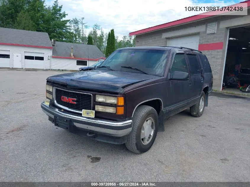 1GKEK13R8TJ742438 1996 GMC Yukon