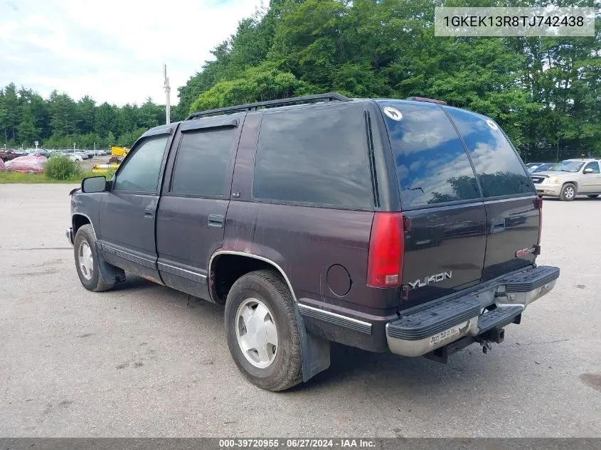 1GKEK13R8TJ742438 1996 GMC Yukon