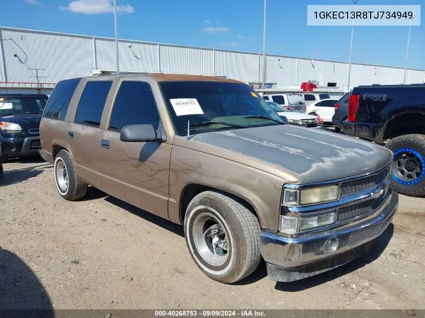 1996 GMC Yukon VIN: 1GKEC13R8TJ734949 Lot: 40268753