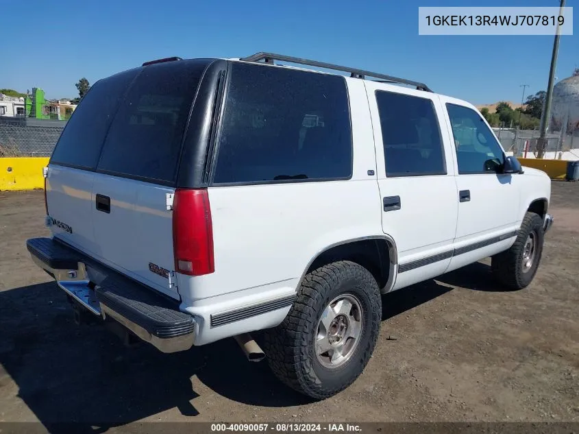 1GKEK13R4WJ707819 1998 GMC Yukon Slt