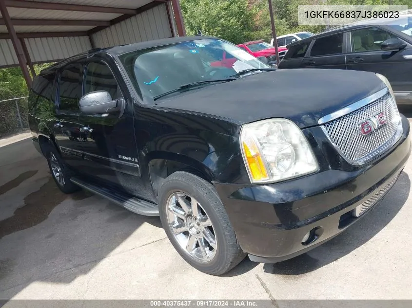 1GKFK66837J386023 2007 GMC Yukon Xl 1500 Denali