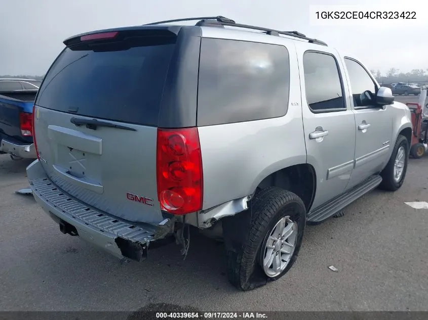 1GKS2CE04CR323422 2012 GMC Yukon Slt