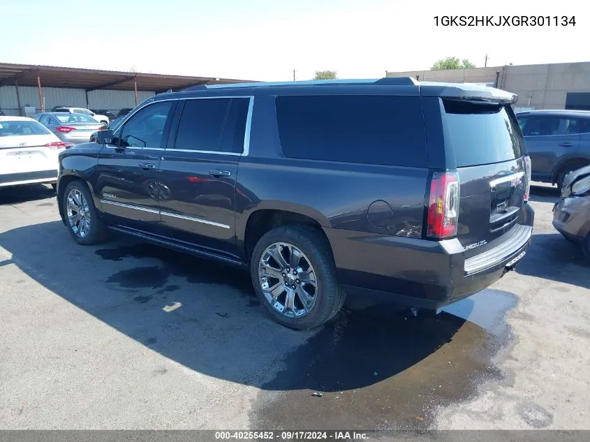 2016 GMC Yukon Xl Denali VIN: 1GKS2HKJXGR301134 Lot: 40255452