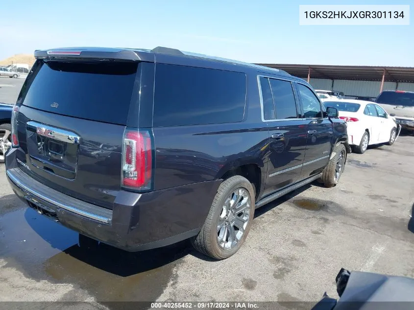 2016 GMC Yukon Xl Denali VIN: 1GKS2HKJXGR301134 Lot: 40255452