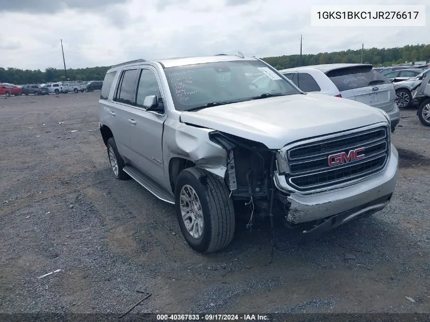 2018 GMC Yukon Slt VIN: 1GKS1BKC1JR276617 Lot: 40367833