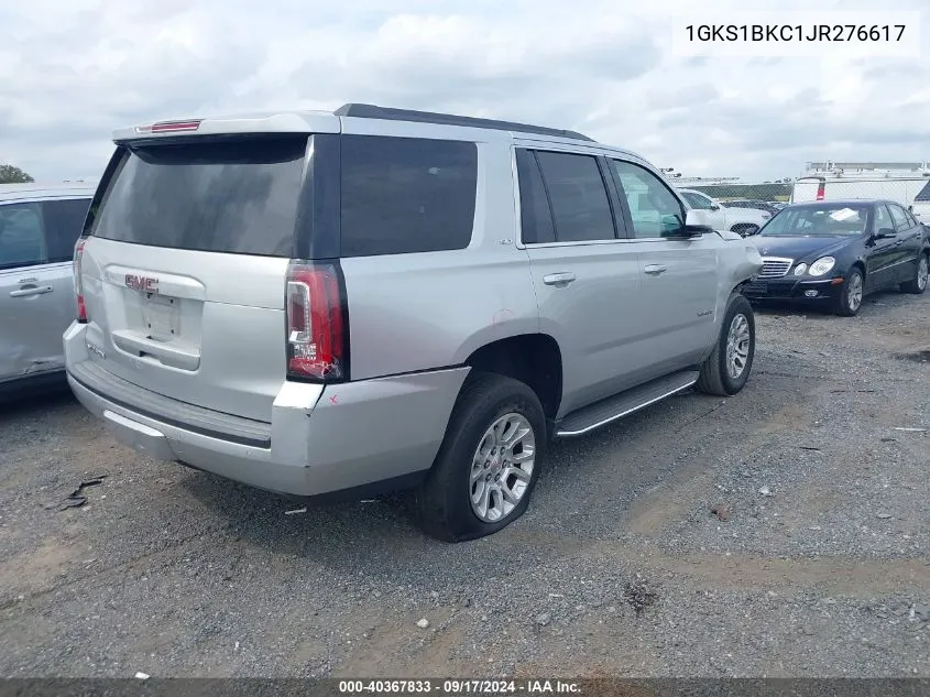 2018 GMC Yukon Slt VIN: 1GKS1BKC1JR276617 Lot: 40367833