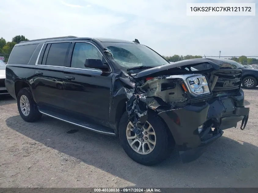 1GKS2FKC7KR121172 2019 GMC Yukon Xl Sle