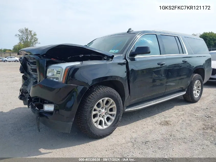 1GKS2FKC7KR121172 2019 GMC Yukon Xl Sle