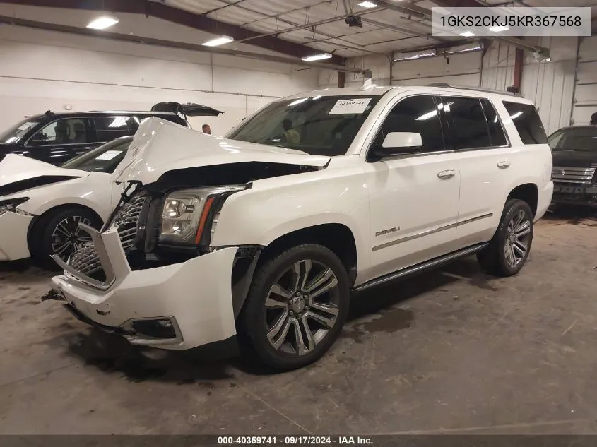 1GKS2CKJ5KR367568 2019 GMC Yukon Denali