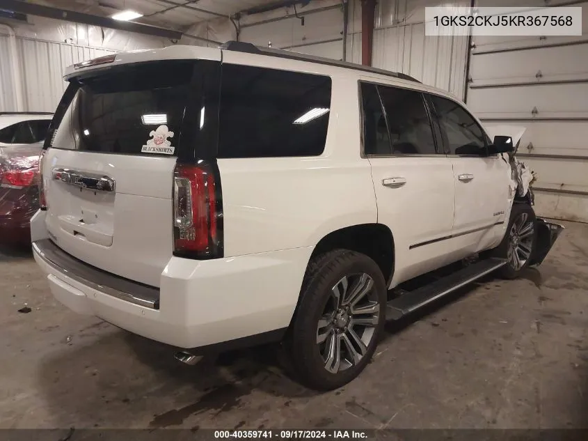 1GKS2CKJ5KR367568 2019 GMC Yukon Denali