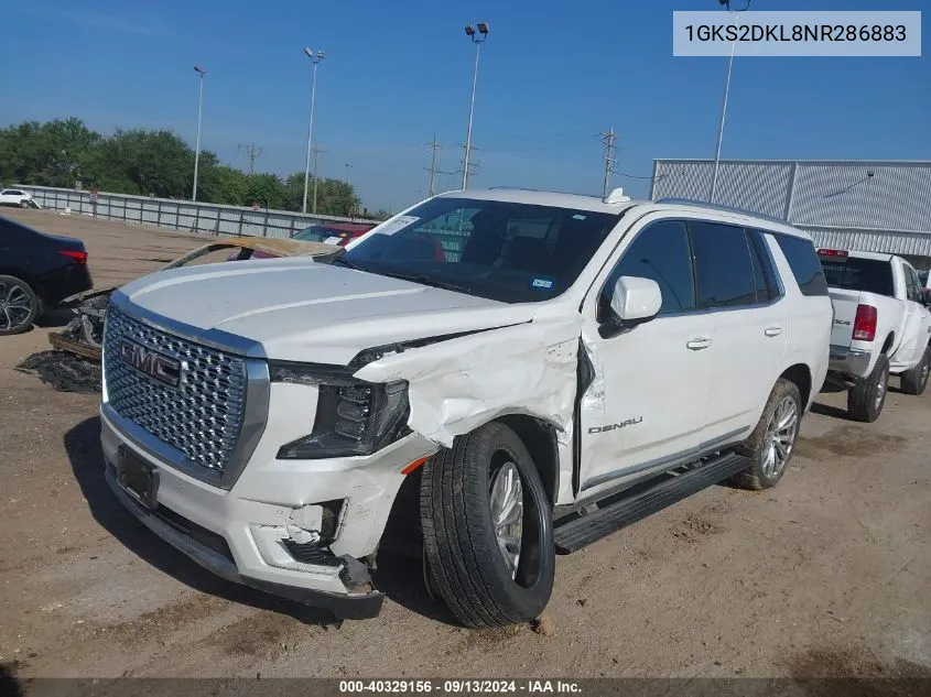 1GKS2DKL8NR286883 2022 GMC Yukon Denali