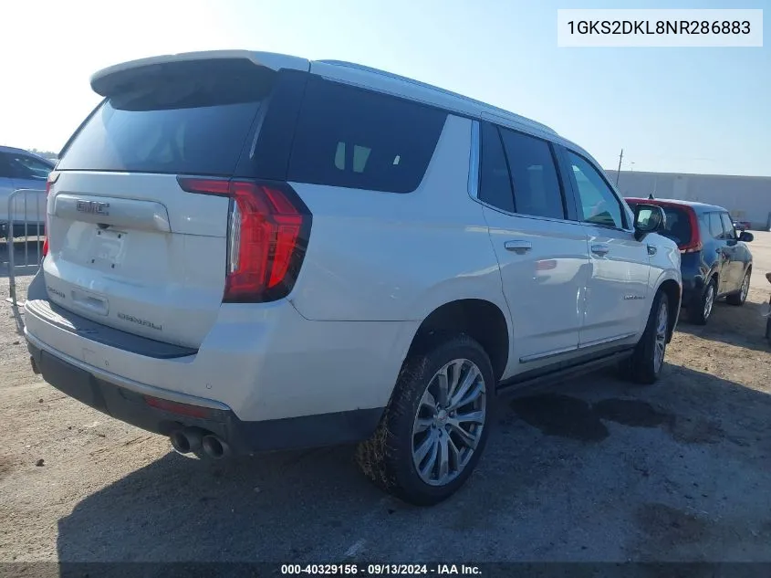 1GKS2DKL8NR286883 2022 GMC Yukon Denali